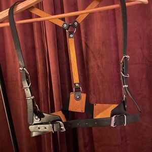 Black chest Harness belt